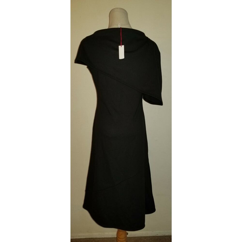 New GARNISH PDX sz M Art To Wear Dress black knit women 2514 - Picture 3 of 4